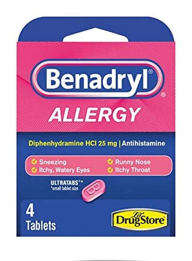 Benadryl 4pc
