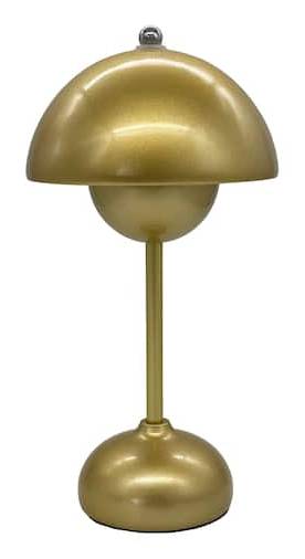 Ashland Portable Tap Lamp, 11 in, Gold