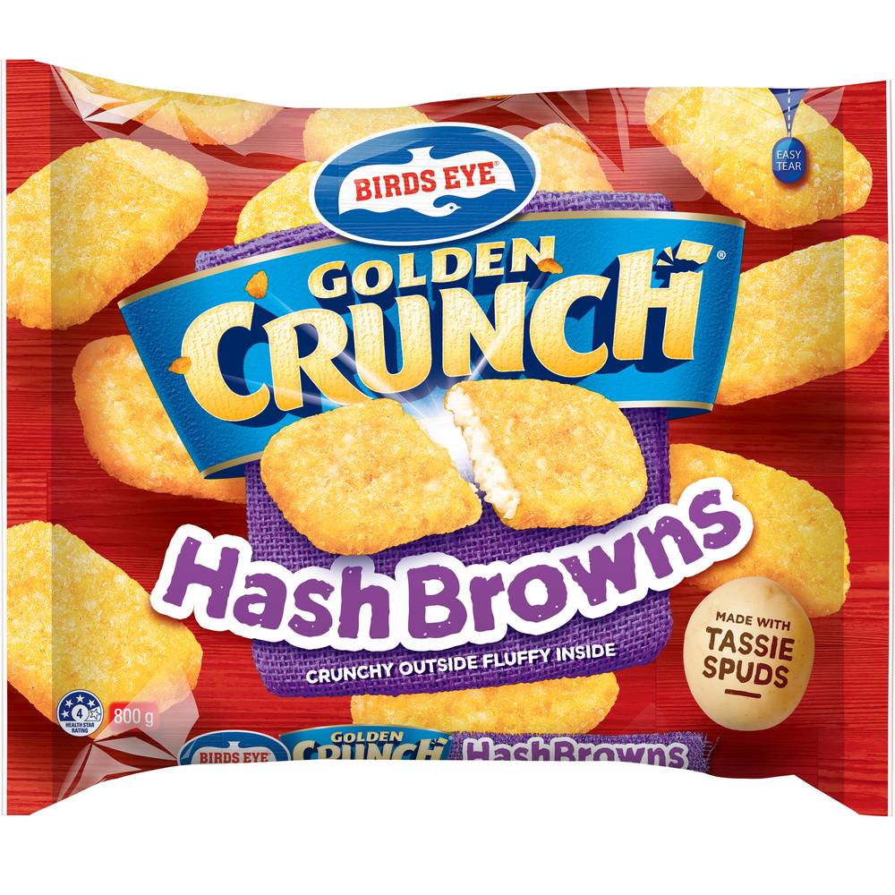 Brids Eye Golden Crunch Hash Browns (800g)