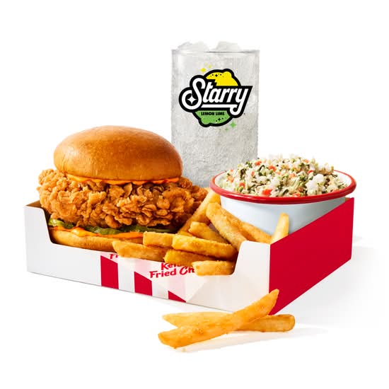 Spicy Chicken Sandwich Big Box Meal
