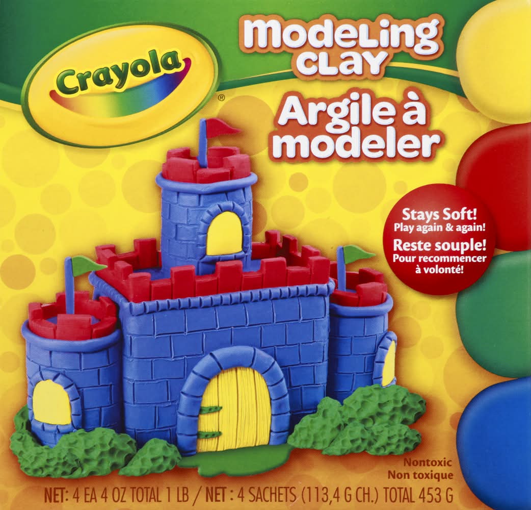 Crayola Modeling Clay, Assorted (16 oz, 4 ct)