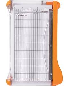 Fiskars Paper Craft Trimmer, White-Orange