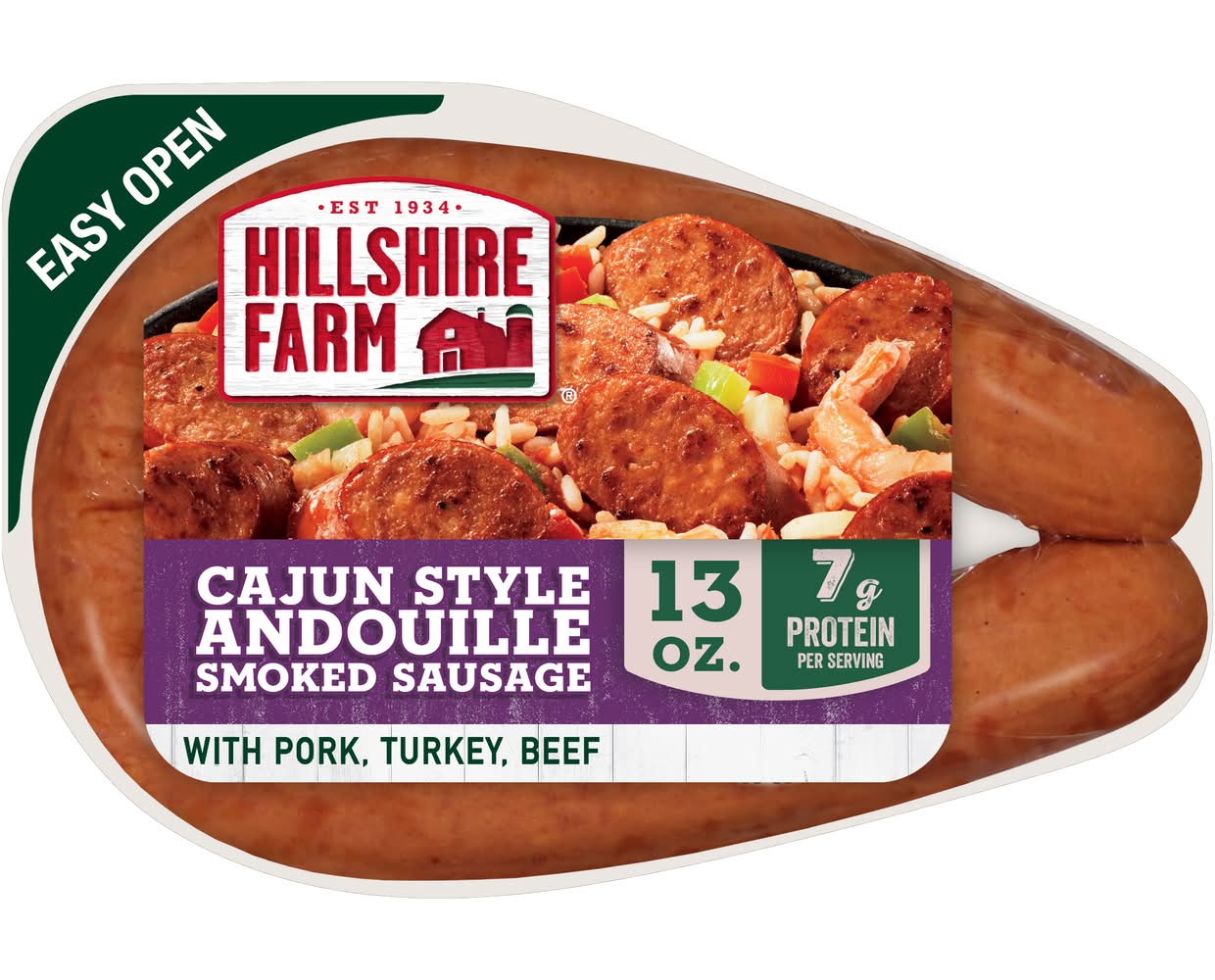 Hillshire Farm Andouille Smoked Sausage, Cajun Style (13 oz)