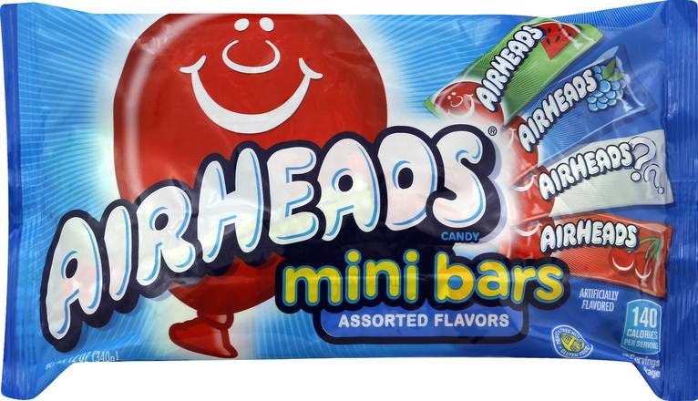 Airheads Mini Bars Assorted Flavors Candy