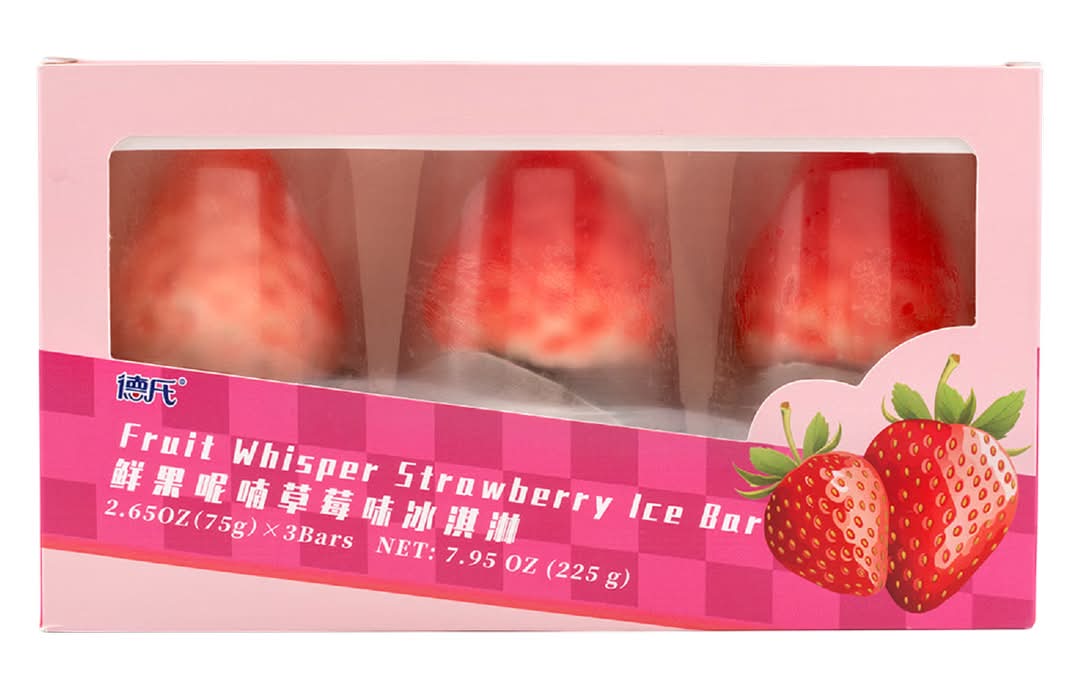 Fruit Whisper Strawberry Ice Cream 3ct