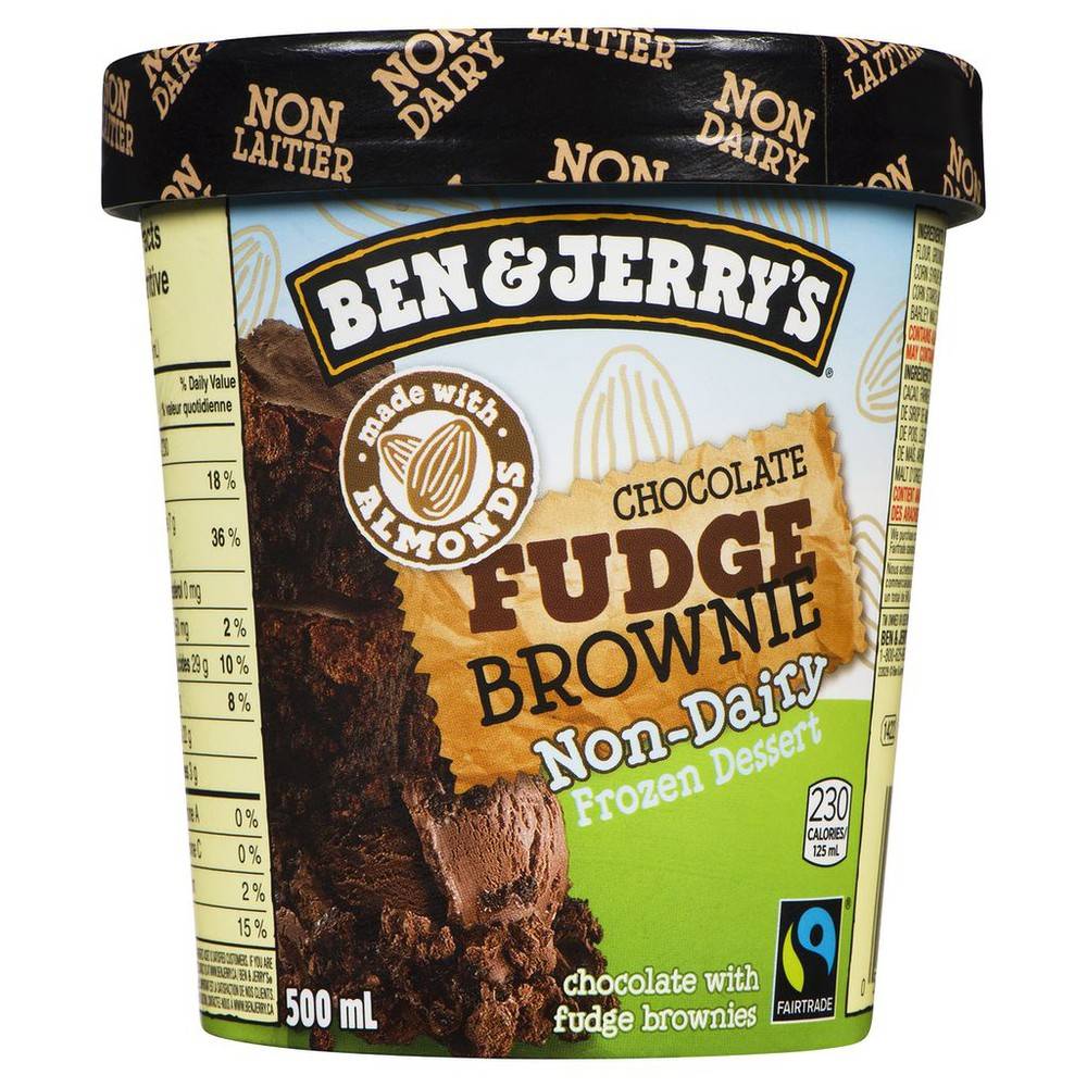 Ben & Jerry's NonDiary Chocolate Fudge Brownie Frozen Dessert Delivery
