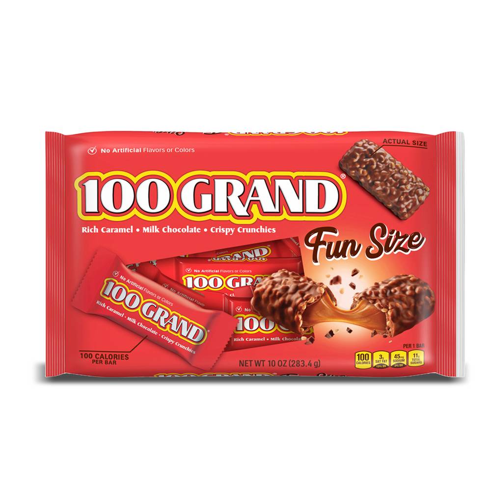 100 Grand Crispy Crunchies Rich Caramel Milk Chocolate