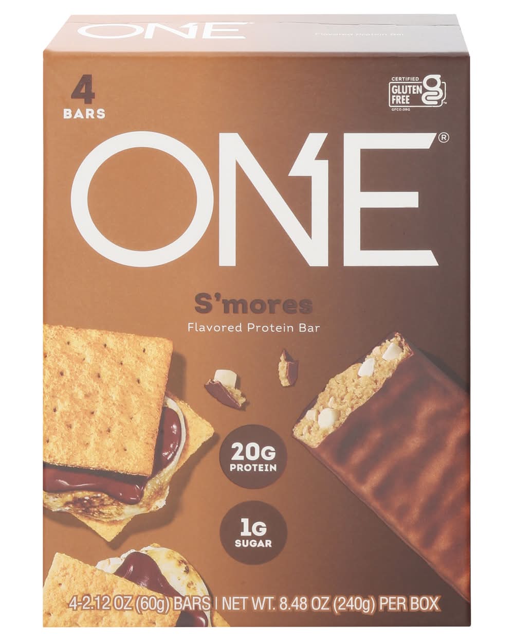 One Limited Edition S'mores Flavored Protein Bars (8.5 oz)