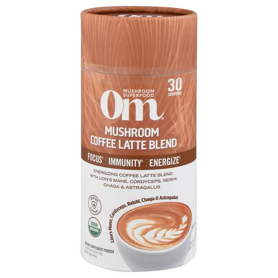Mushroom Coffee Latte Blend Supplement Powder (8.5 oz)