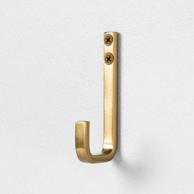 Hearth & Hand with Magnolia Wall Mounted Robe Hanging Bath Hook, Golden