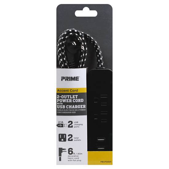 Prime Accent Cord With Usb Charger