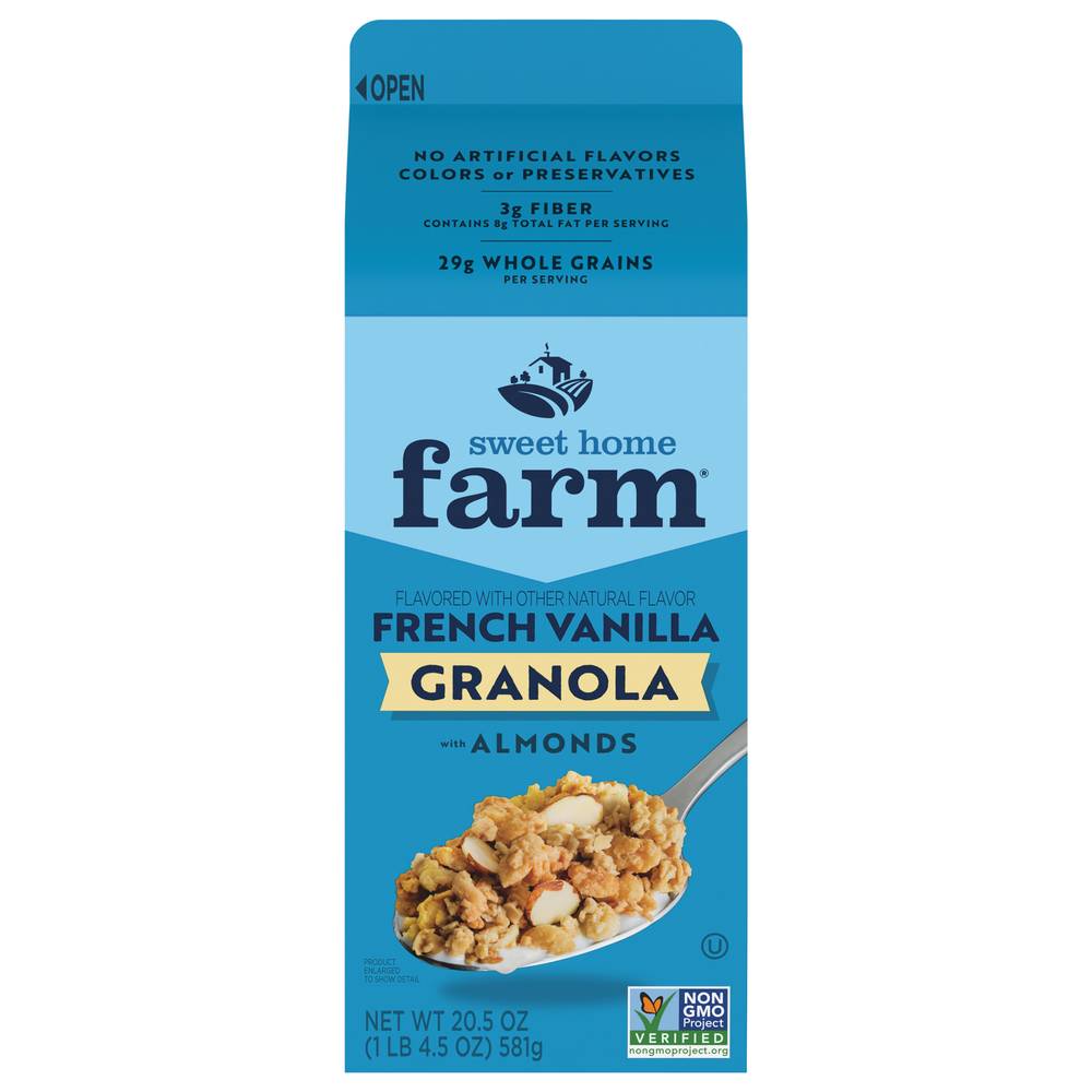 Sweet Home Farm French Vanilla Flavored Granola With Almonds (1.28 lbs)