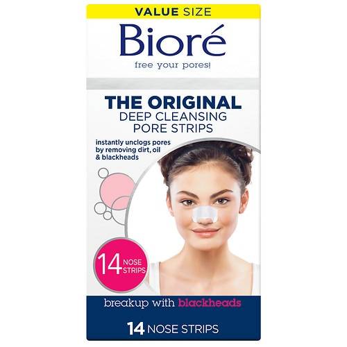 Biore Pore Strips Blackhead Removing Strips Original - 14.0 EA