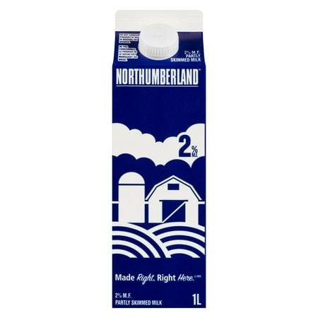 Northumberland Partly Skimmed 2% Milk (1 L)