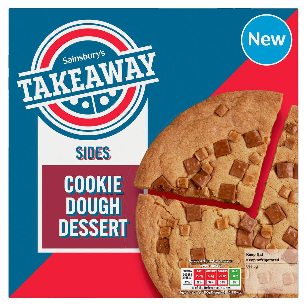 Sainsbury's Takeaway Cookie Dough Dessert 304g