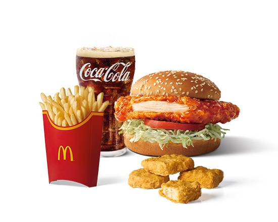 韓風甜辣鷄腿堡限定餐 | Korean Sweet and Spicy Chicken Burger Combo
