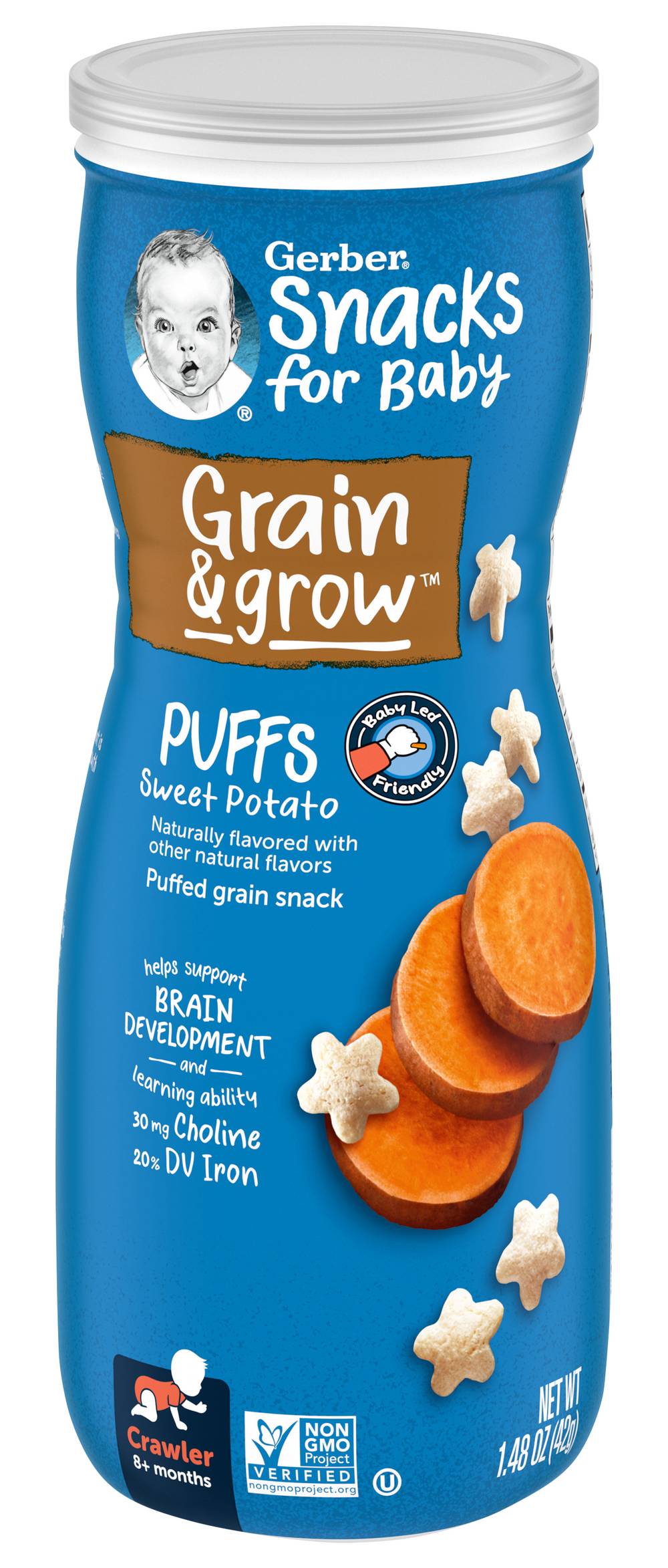 Gerber Snacks For Baby Sweet Potato Puffs (1.48 oz)