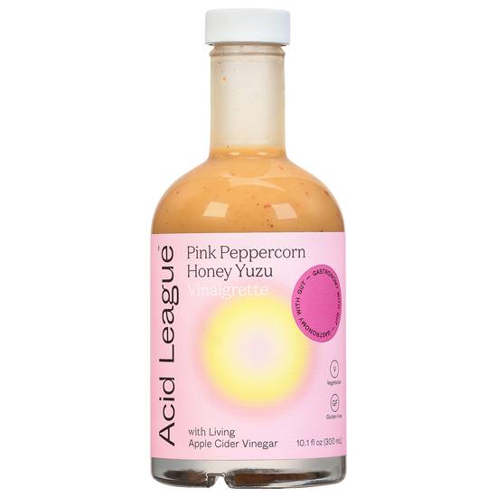 Acid League Pink Peppercorn Honey Yuzu Living Vinegar (10.1 fl oz)