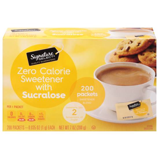 Signature Select Zero Calorie Sweetener With Sucralose (200 ct)