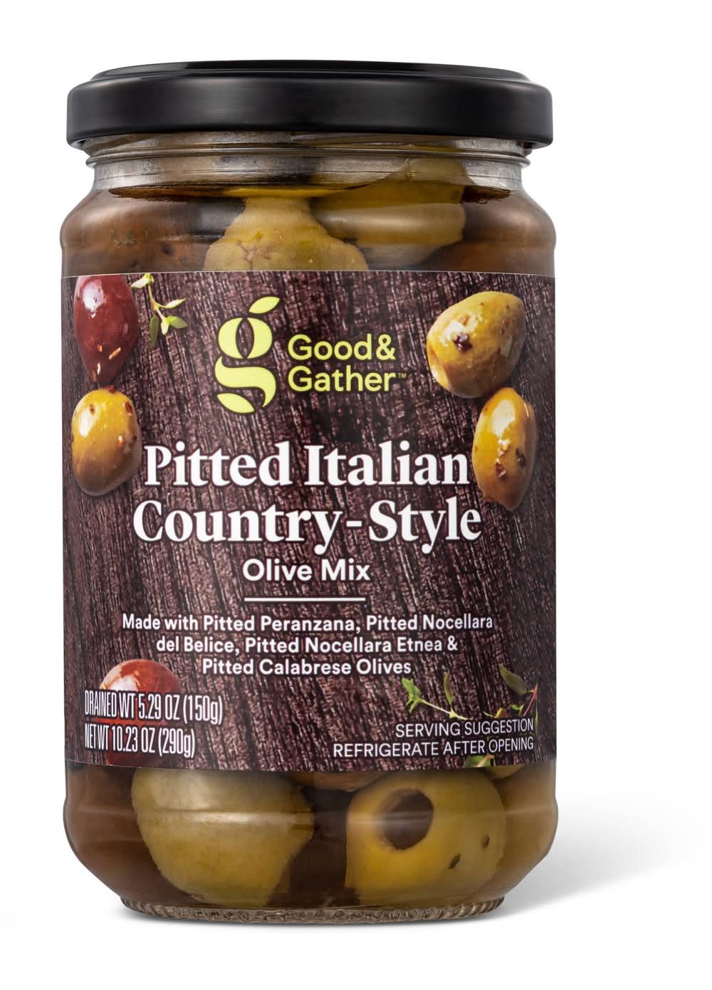 Good & Gather Italian Country Style Pitted Olive Mix (6 oz)