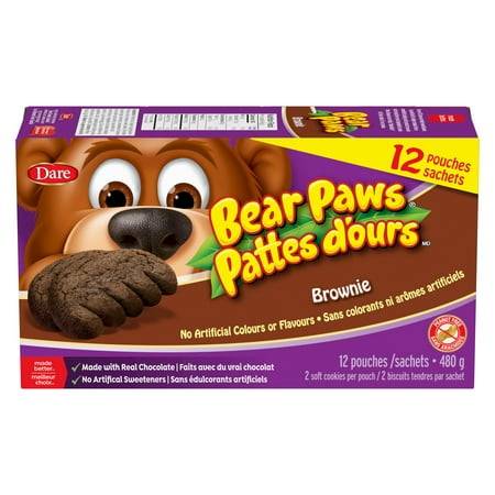 Bear Paws Brownie Dare Cookies