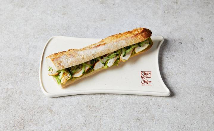 Sandwich Poulet & Purée d'Avocat - Pain Baguette