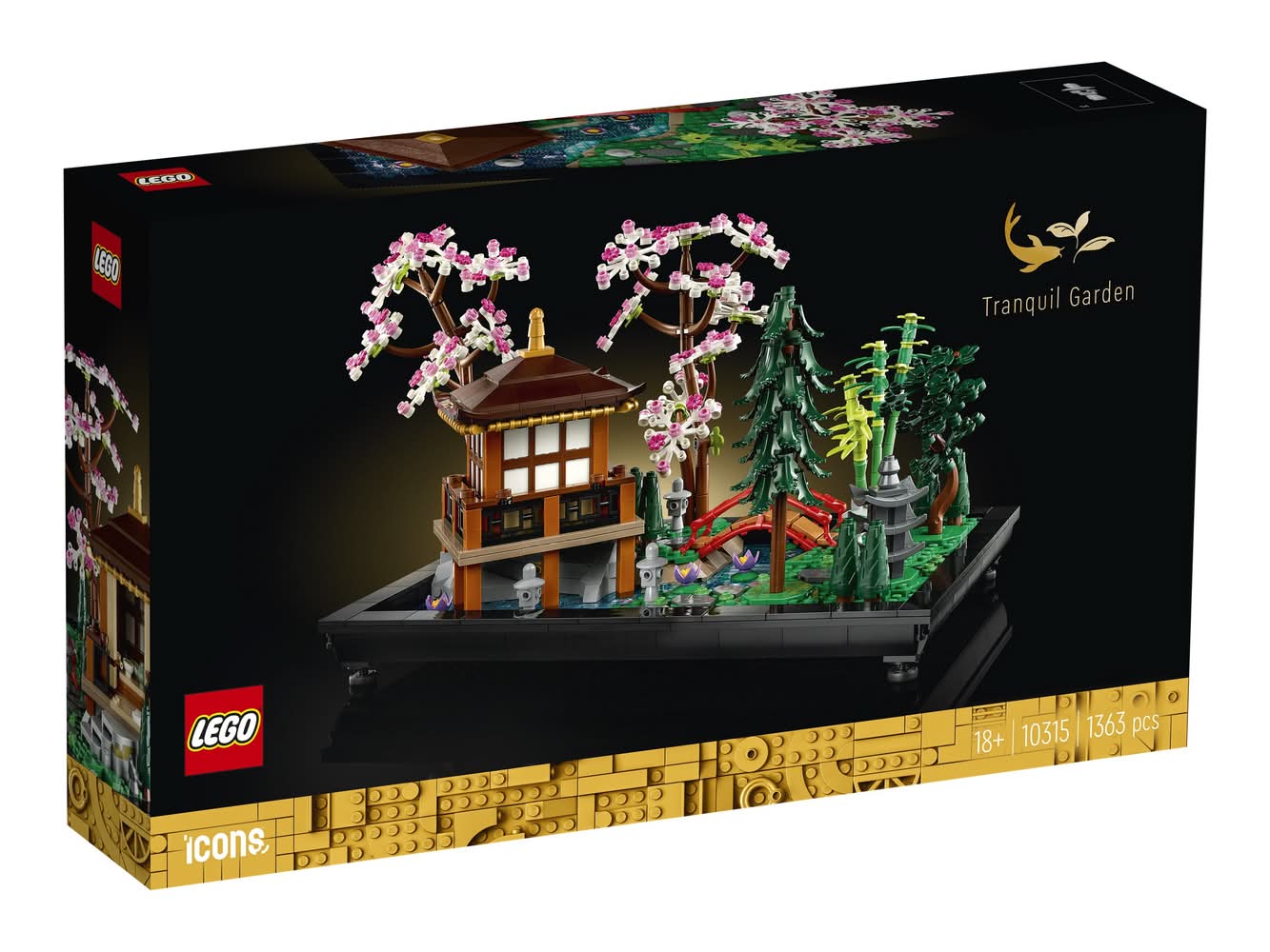 LEGO Icons Tranquil Garden Building Kit, Multicolor (1363 ct)