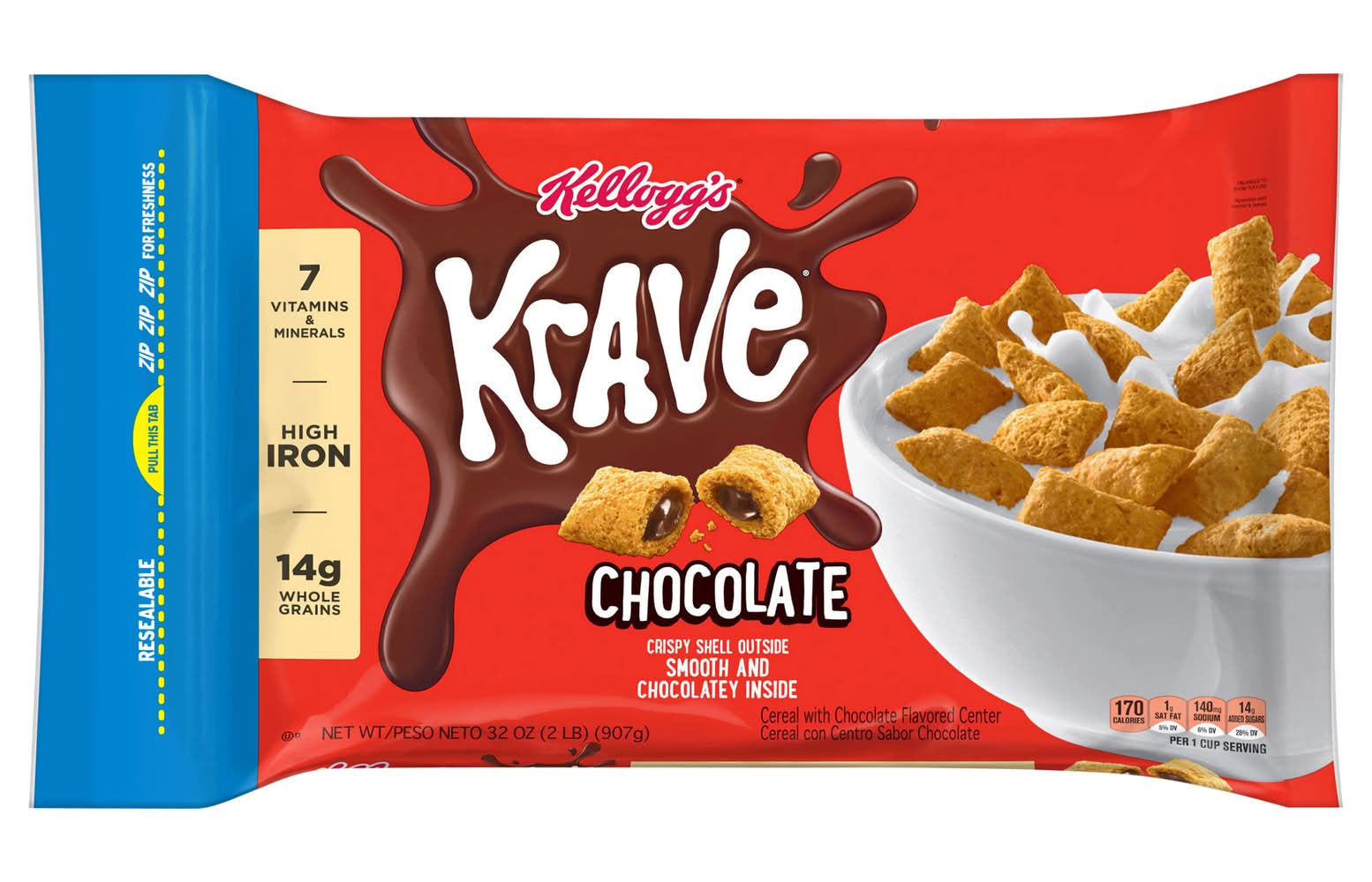 Kellogg's Krave Chocolate Cereal (32 oz)