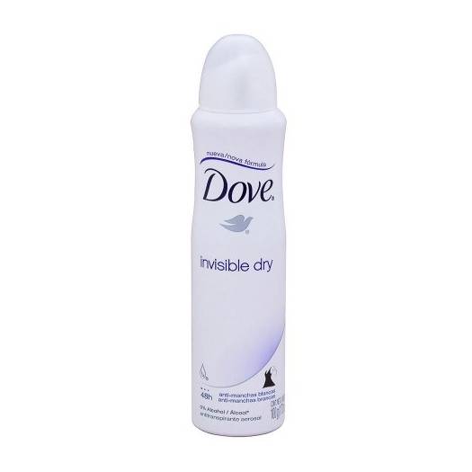 Dove desodorante aerosol feminino invisible dry (150 ml)