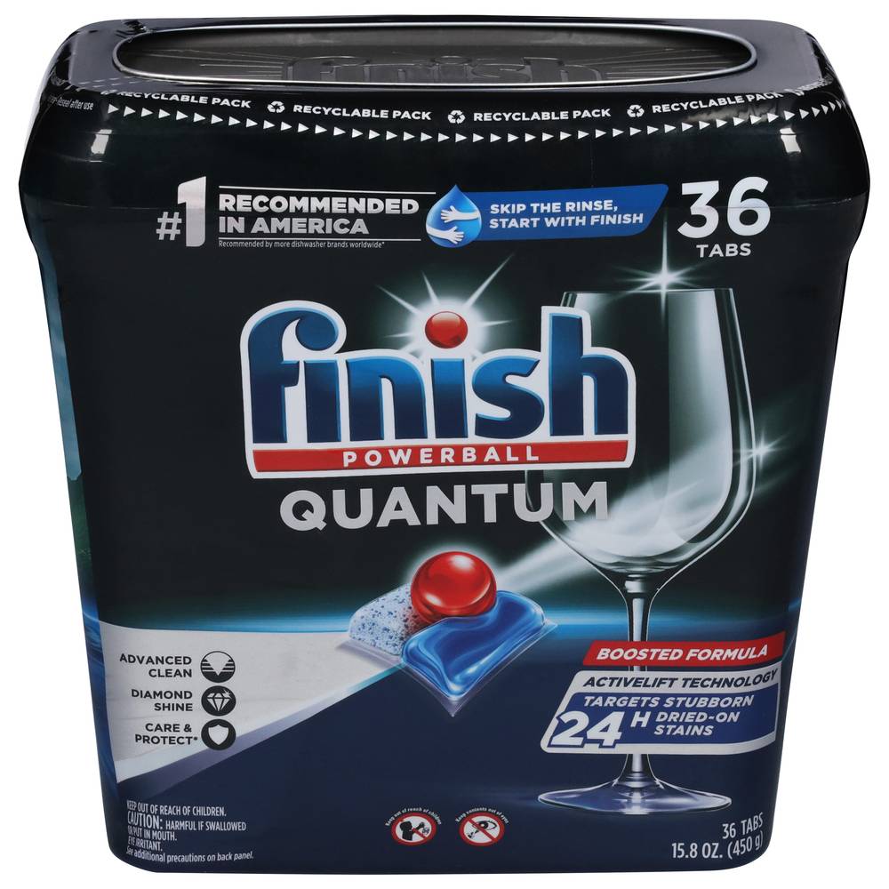 Finish Powerball Quantum Automatic Dishwasher Detergent (15.8 oz)