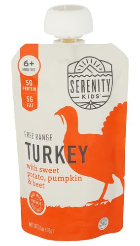 Serenity Kids Free Range Turkey with Organic Sweet Potato, Pumpkin, & Beet