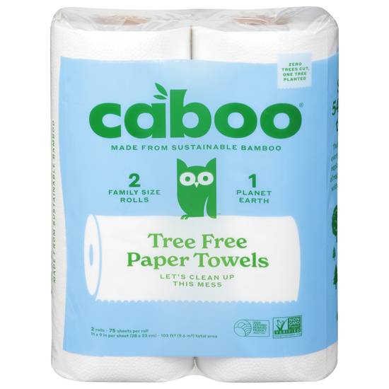 Caboo Tree Free Paper Towels (11 x 9 in)