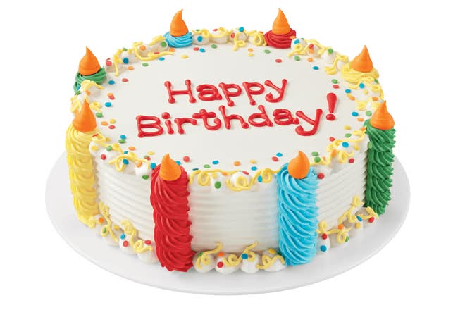 Candle Birthday Cake