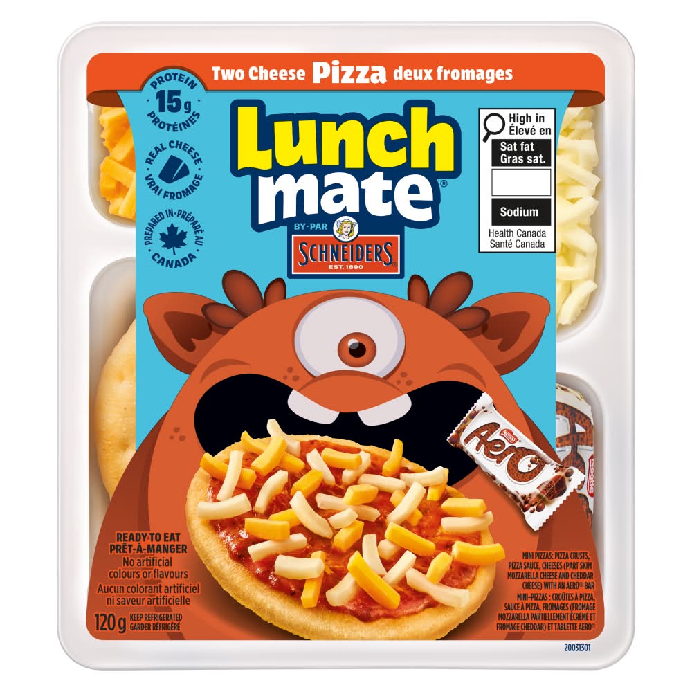 Schneiders Lunchmate Two Cheese Pizza Lunch Kit (120 g)