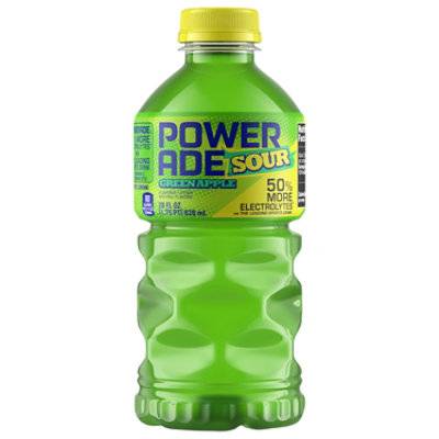 Powerade Sports Drink Bottle (28 fl oz) (green apple sour)