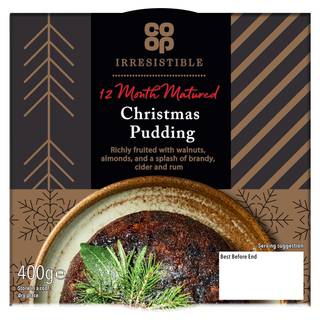 Co-op Irresistible 12 Month Matured Christmas Pudding 400g