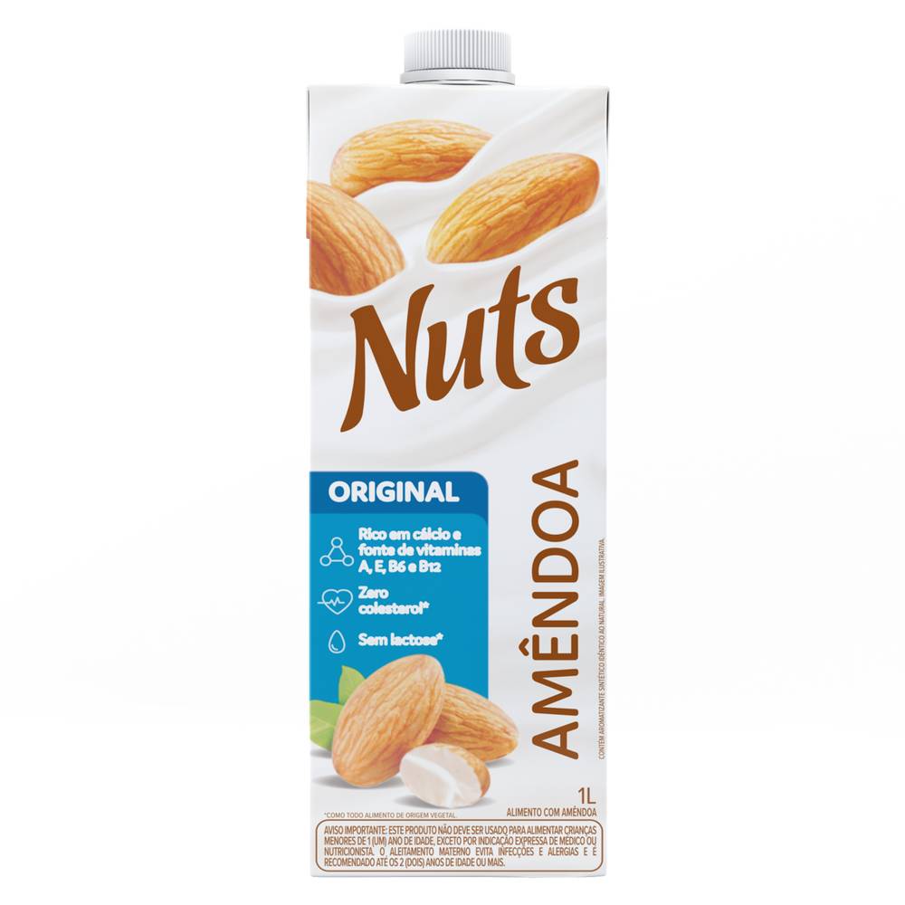 Nuts bebida à base de amêndoa original (1 l)