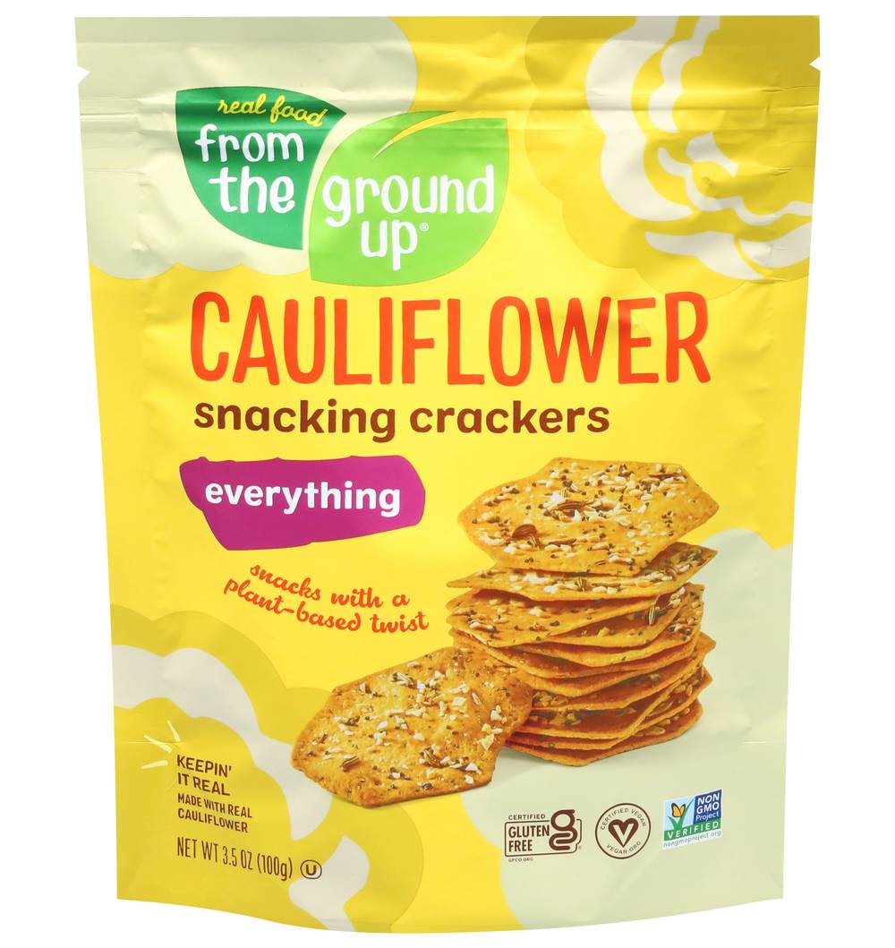 From The Ground Up Everything Cauliflower Snacking Crackers (3.5 oz)