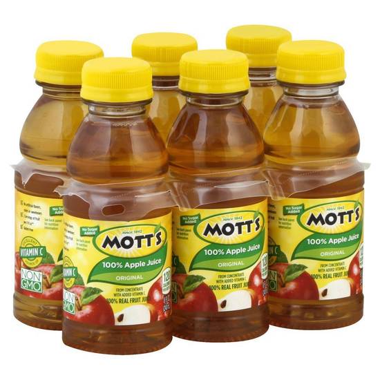 Order Mott's 6pk Apple Juice (8 oz x 6 ct) food online from Rite Aid store, Shawnee on bringmethat.com
