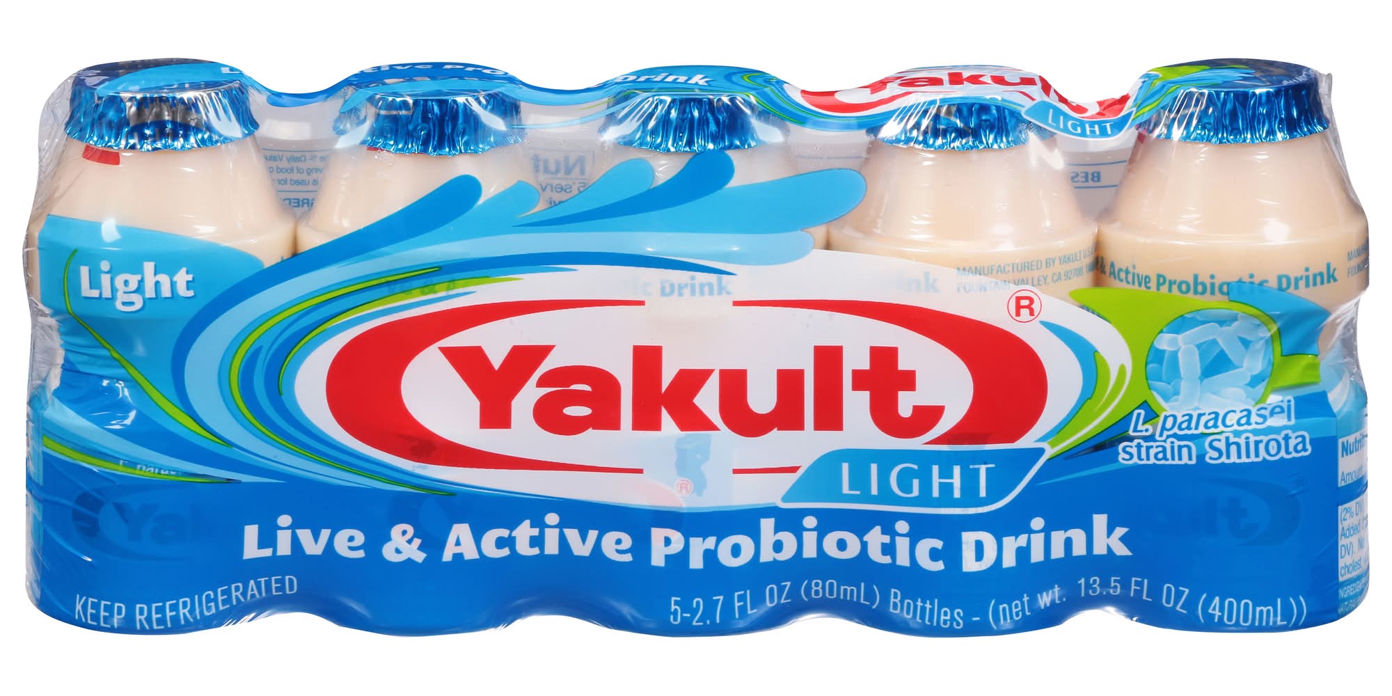 Yakult Light Probiotic Drink (5 x 2.7 fl oz)