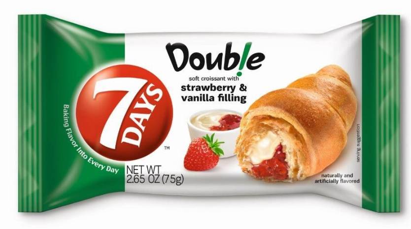 7Days - Strawberry & Vanilla Croissant - 6/2.65 (4X6|4 Units per Case)