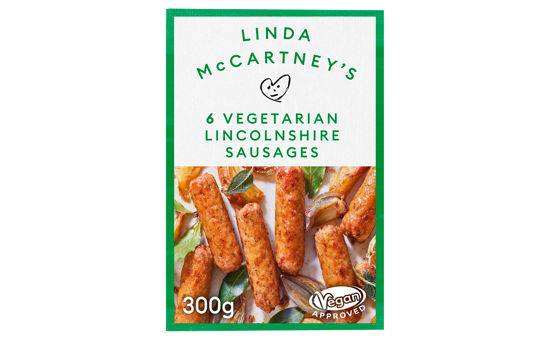 Linda McCartney's 6 Vegetarian Lincolnshire Sausages 300g