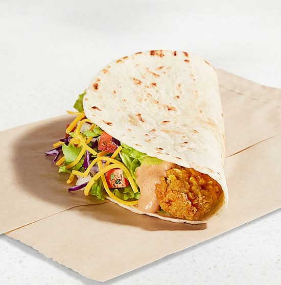 Creamy Chipotle Crispy Chicken Soft Taco