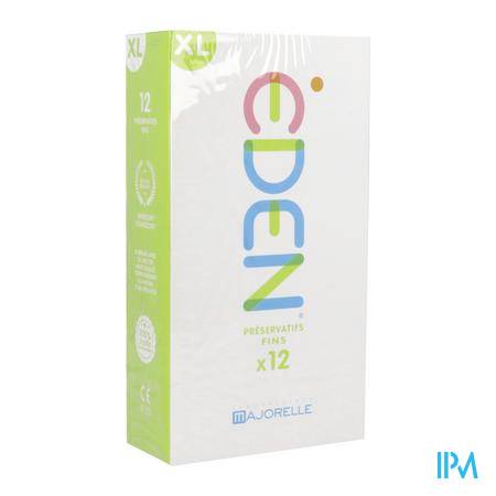 Eden Preservatif Latex Lubrifie Xl 12 Préservatifs - Sexualité
