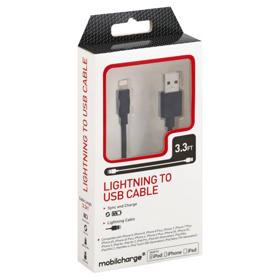 Mobilcharge Lightning To Usb Cable