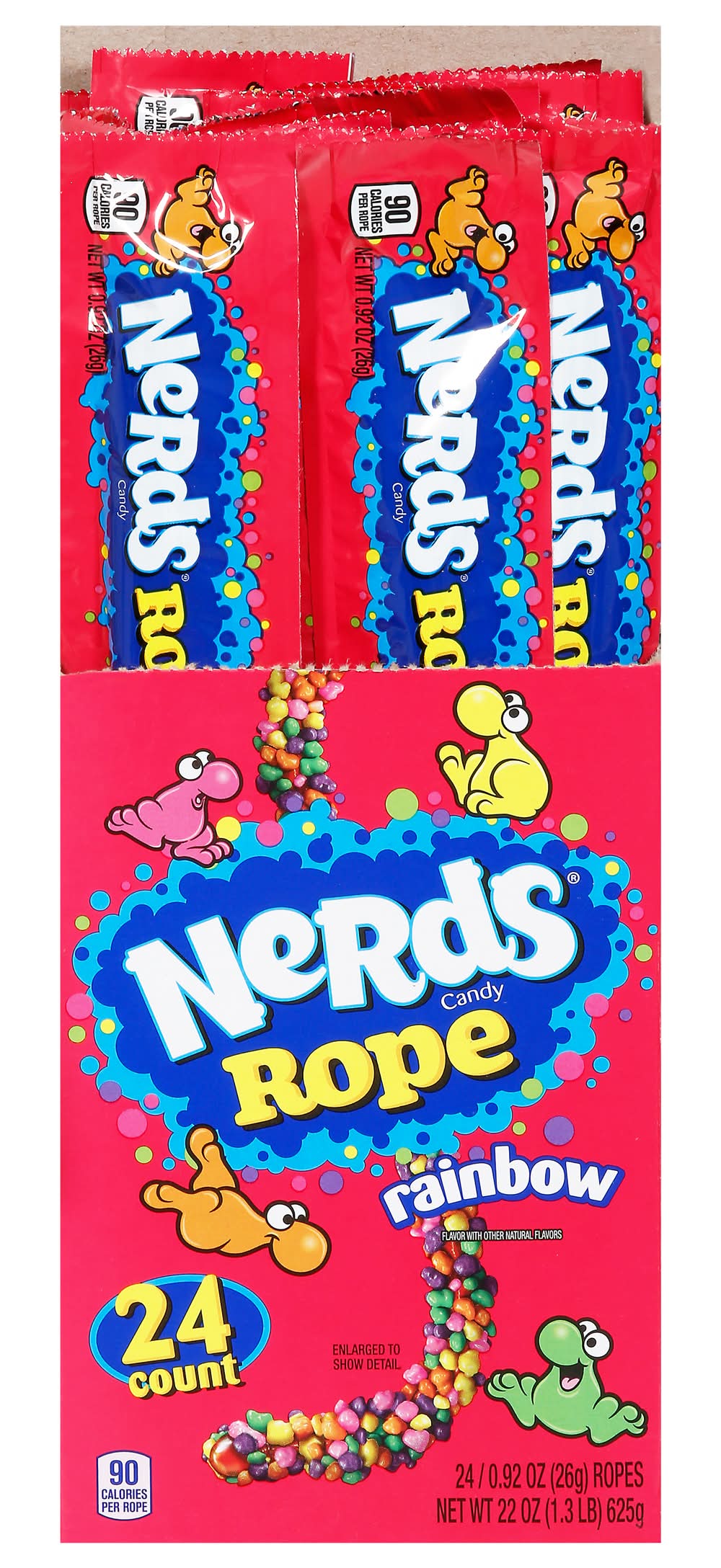 Nerds Rope Rainbow Candy (22 oz, 24 ct)