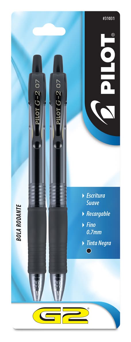 Pilot · Bolígrafos de gel negro (50 g)