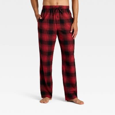 Goodfellow & Co. Flannel Pajama Pants, Men, L, Red
