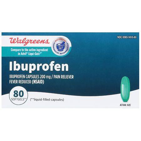 Walgreens 200 Mg Ibuprofen Softgels (40 ct)