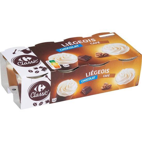 Carrefour Classic' - Liégeois (chocolat - café)